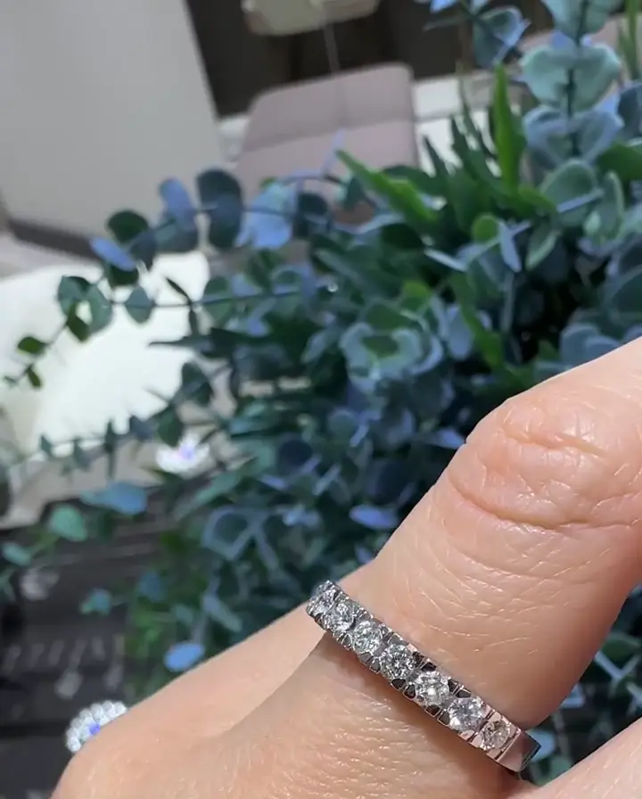 0.70 ct Yarımtur Pırlanta Yüzük, görsel 2