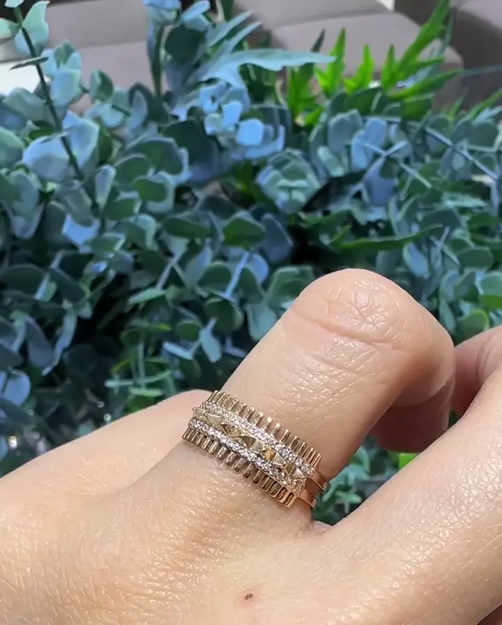 0.13 ct Tasarım Pırlanta Yüzük, görsel 2