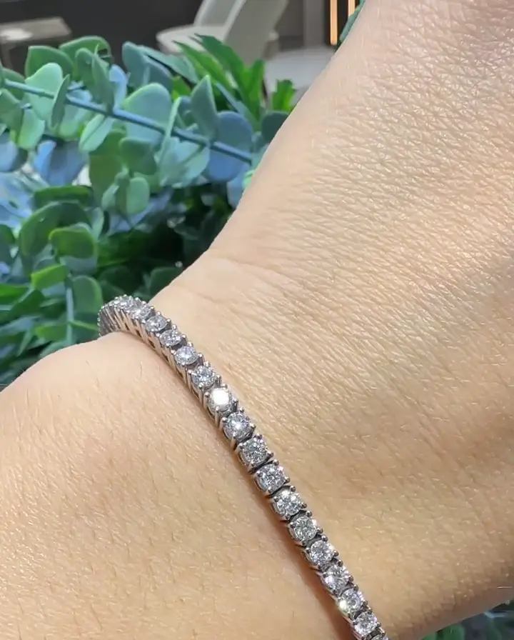 3.87 ct Suyolu Pırlanta Bileklik, görsel 2