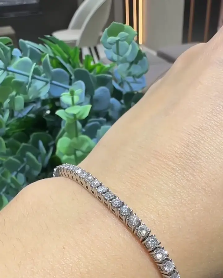 3.87 ct Suyolu Pırlanta Bileklik, görsel 3