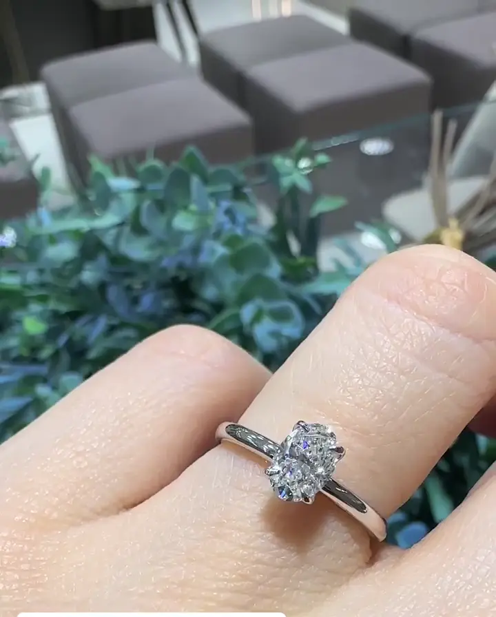 0.70 ct Oval Pırlanta Yüzük, görsel 3