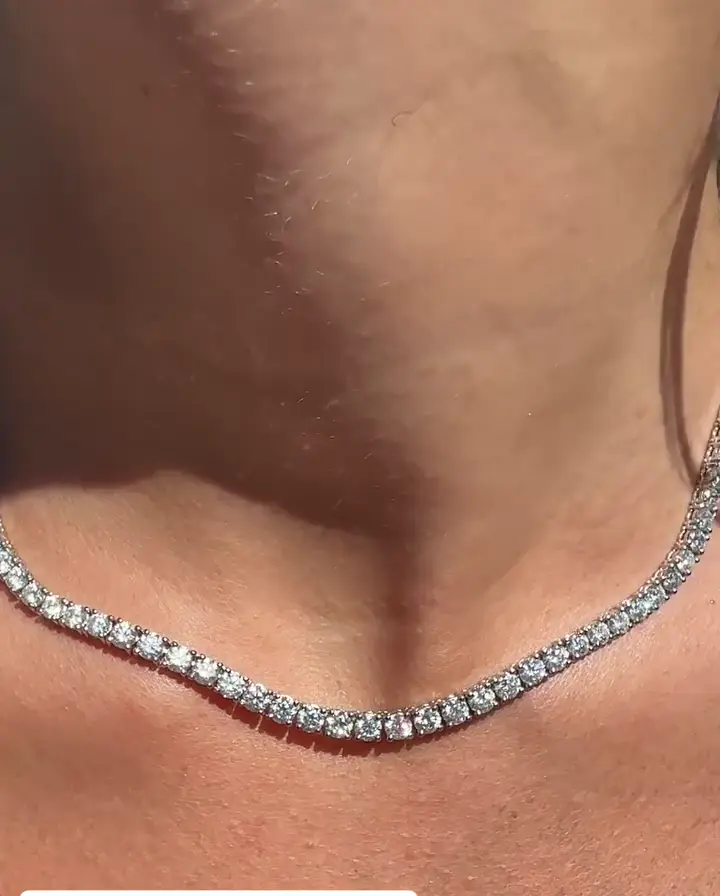 10.88 ct Suyolu Pırlanta Gerdanlık, görsel 1