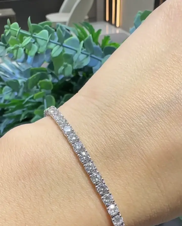 7.25 ct Suyolu Pırlanta Bileklik, görsel 2