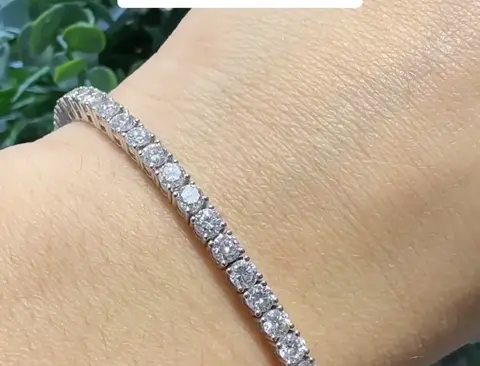 7.92 ct Suyolu Pırlanta Bileklik