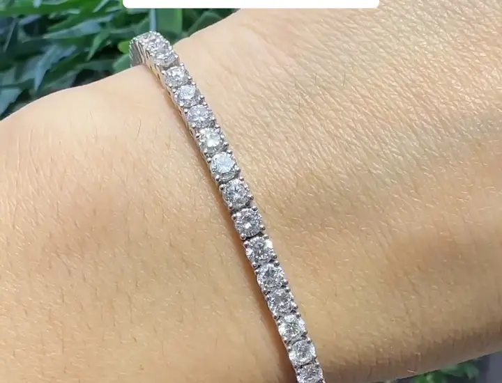 7.92 ct Suyolu Pırlanta Bileklik, görsel 3