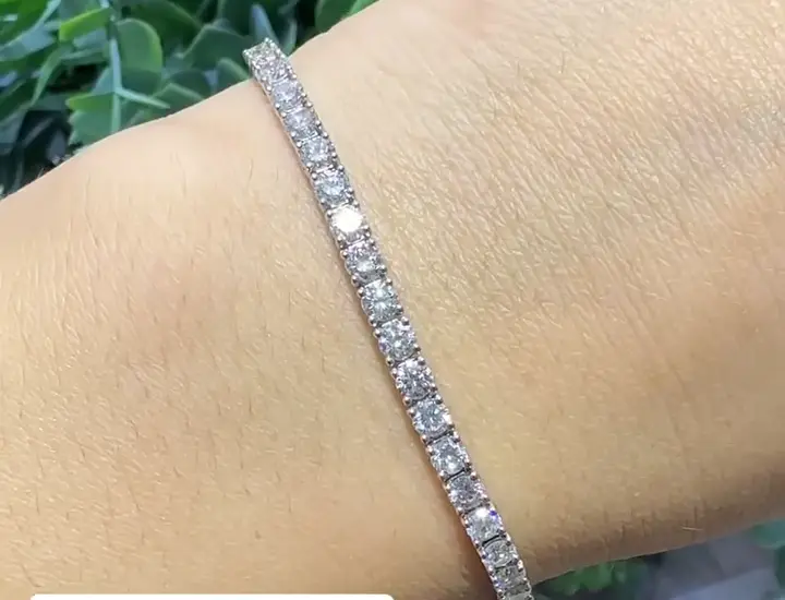 5.03 ct Suyolu Pırlanta Bileklik, görsel 2