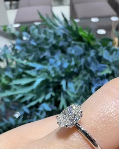 1.20 ct Oval Pırlanta Yüzük