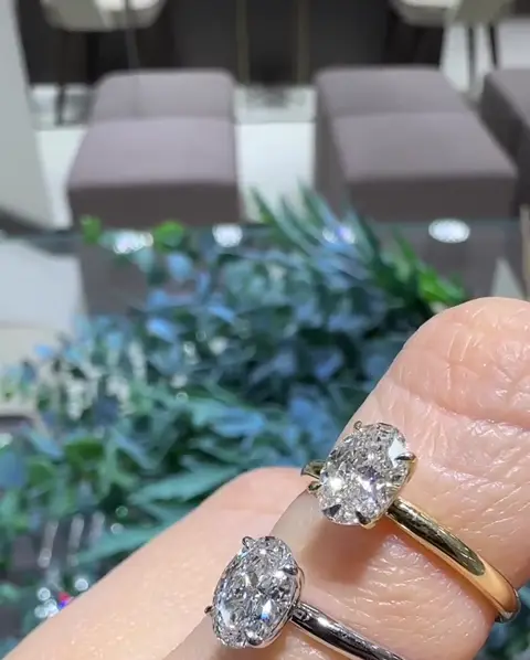 0.80 ct Oval Pırlanta Yüzük