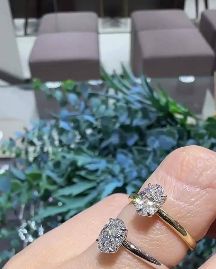 0.80 ct Oval Pırlanta Yüzük, görsel 3