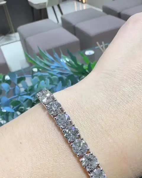 29.17 ct Suyolu Pırlanta Bileklik