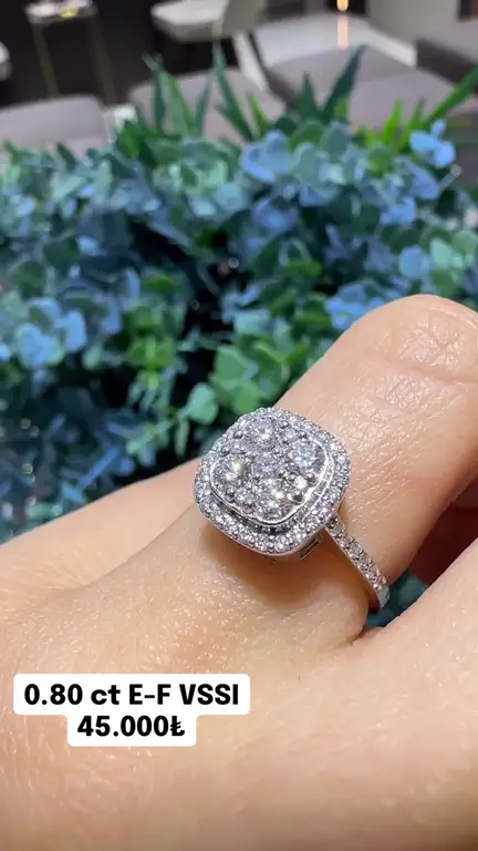 0.80 ct Tasarım Pırlanta Yüzük videosundan kare