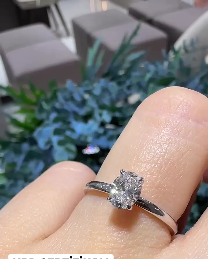 0.60 ct Oval Pırlanta Yüzük, görsel 2