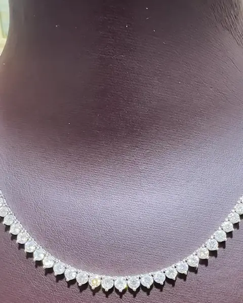 7.11 ct Suyolu Pırlanta Gerdanlık
