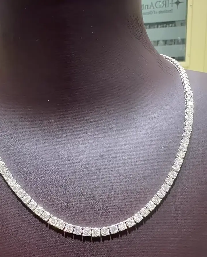 10.83 ct Suyolu Pırlanta Gerdanlık, görsel 1