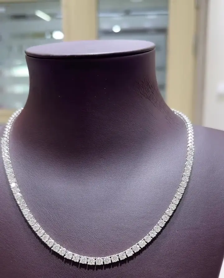 10.83 ct Suyolu Pırlanta Gerdanlık, görsel 3