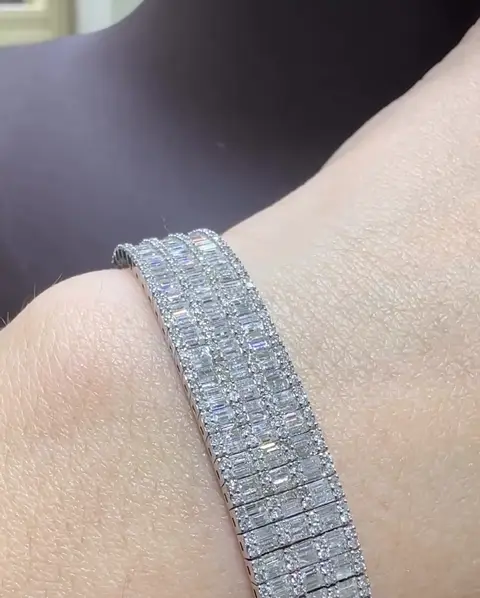 12.06 ct Pırlanta Bileklik