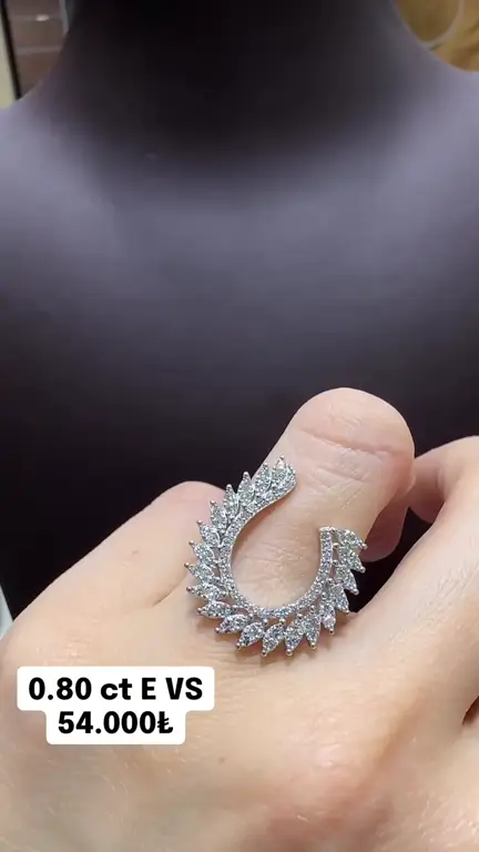 0.80 ct Tasarım Pırlanta Yüzük videosundan kare