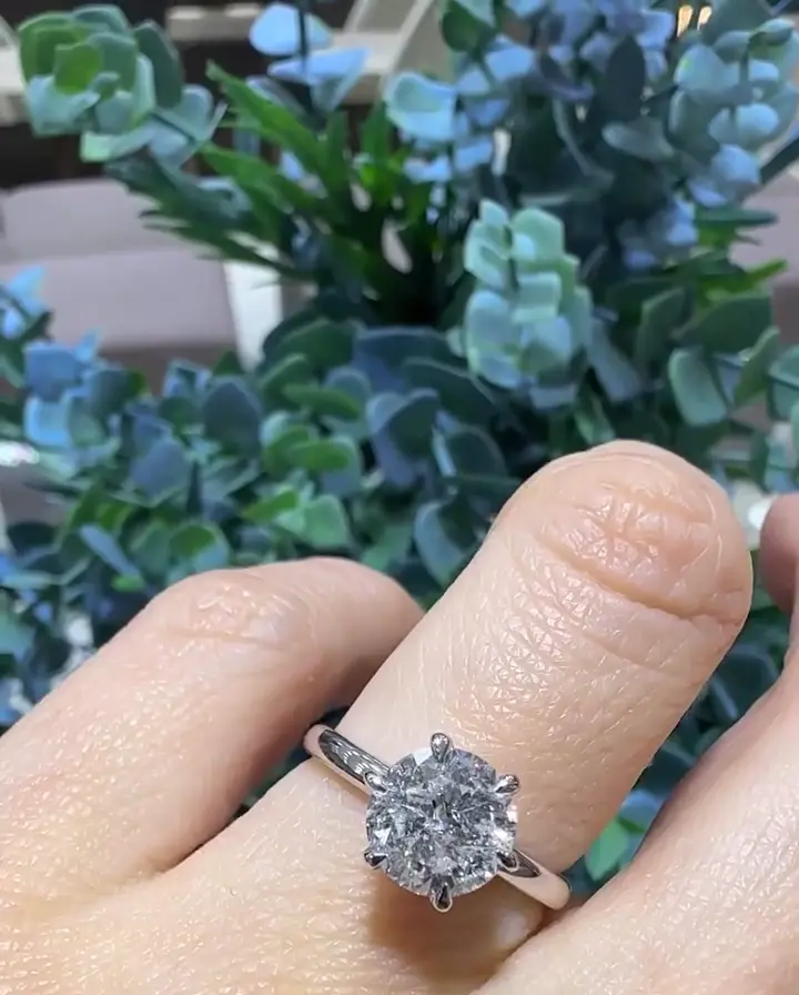 1.91 ct Tektaş Pırlanta Yüzük, görsel 2