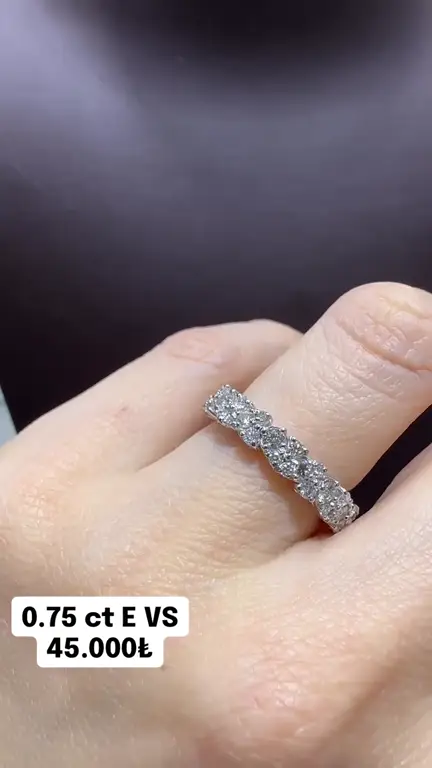 0.75 ct Tasarım Pırlanta Yüzük videosundan kare