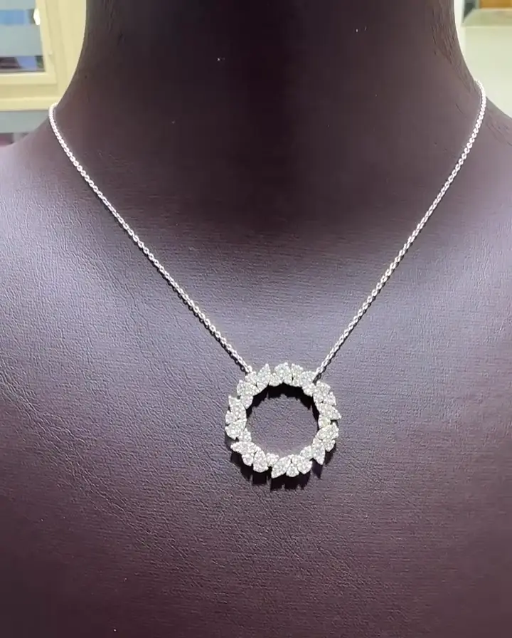 1.84 ct Tasarım Pırlanta Kolye, görsel 2