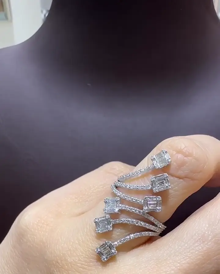 0.71-0.63 ct Tasarım Pırlanta Yüzük, görsel 3