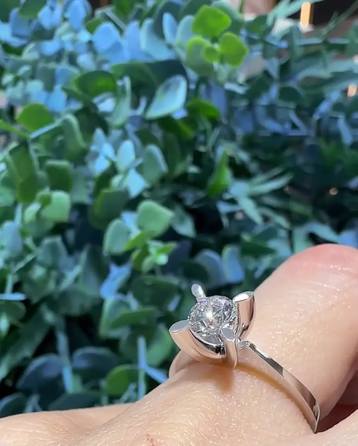 0.60 ct Tektaş Pırlanta Yüzük, görsel 3