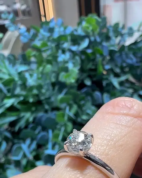 0.54 ct Tektaş Pırlanta Yüzük