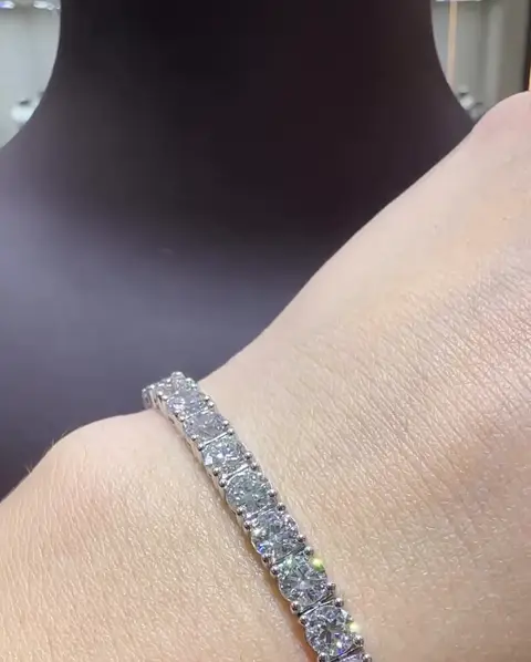16.00 ct Suyolu Pırlanta Bileklik