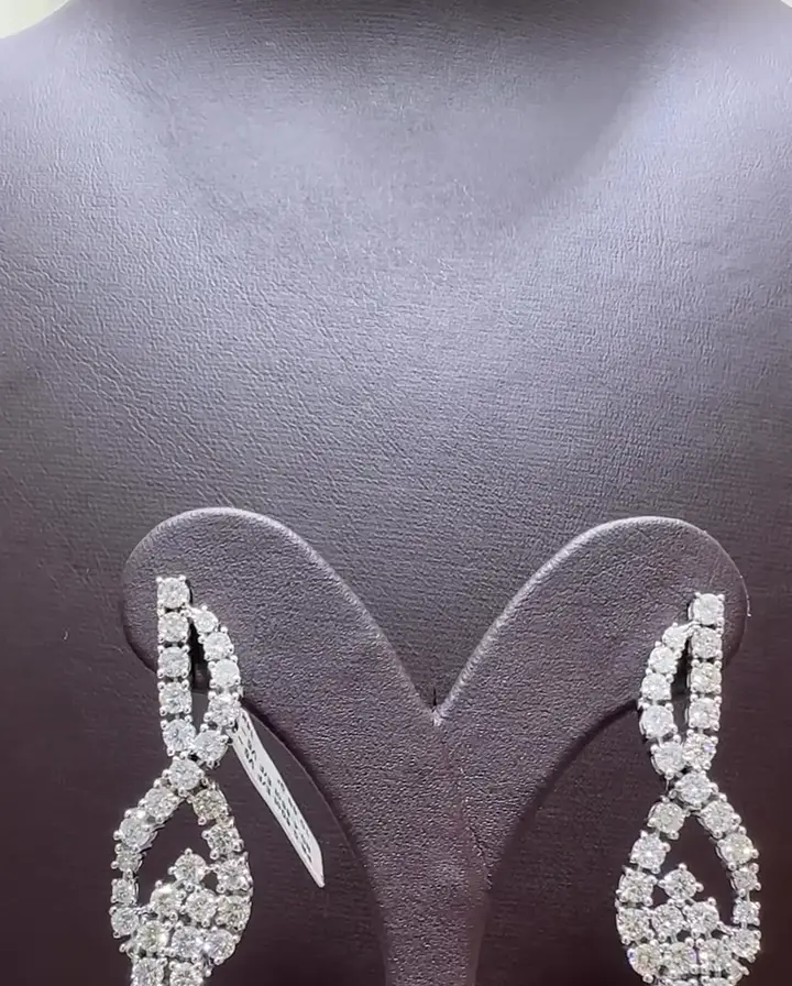 5.48 ct Pırlanta Küpe, görsel 1