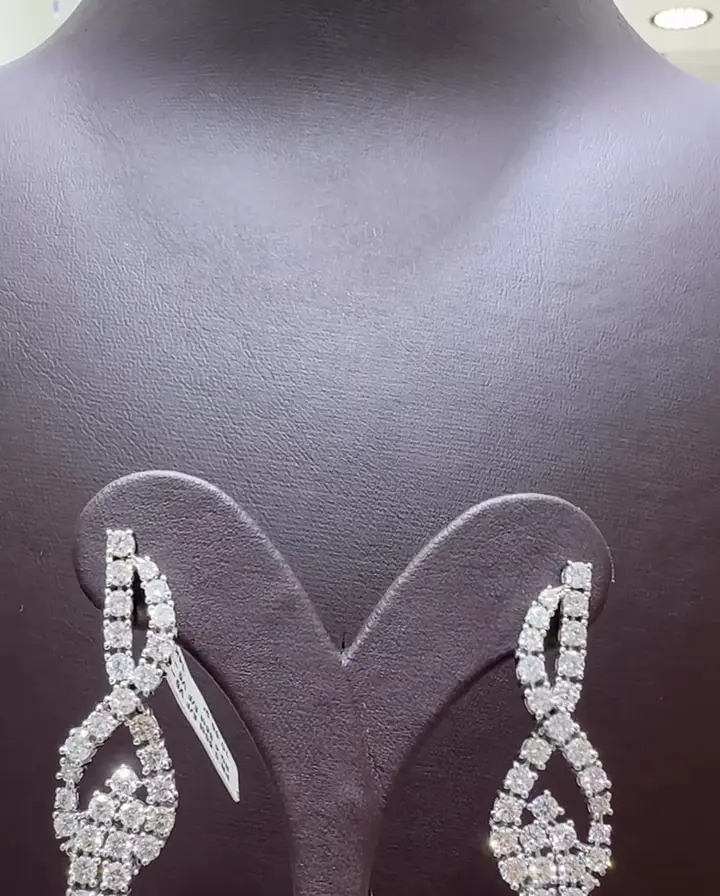 5.48 ct Pırlanta Küpe, görsel 2