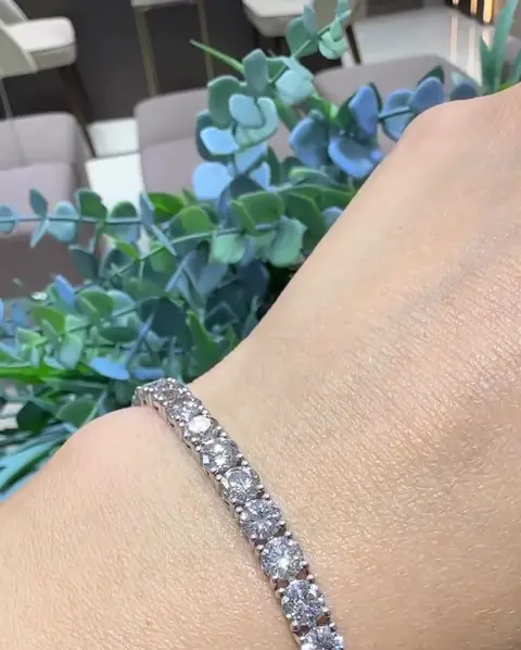 16.00 ct Suyolu Pırlanta Bileklik